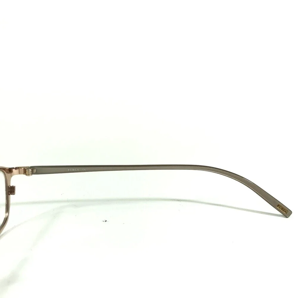 Furla Eyeglasses Frames MOD. IRINA VU4018 COL.300 Brown Gold Cat Eye 55-15-135